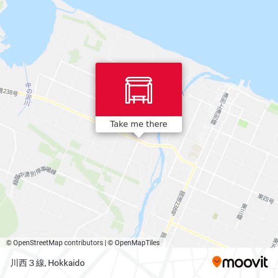 川西３線 map