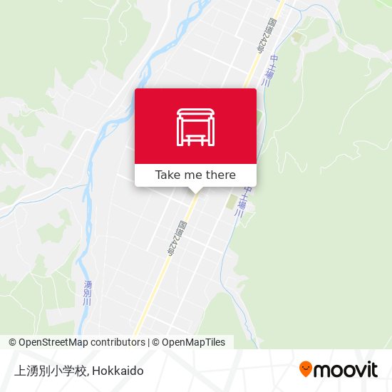 上湧別小学校 map