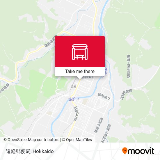 遠軽郵便局 map