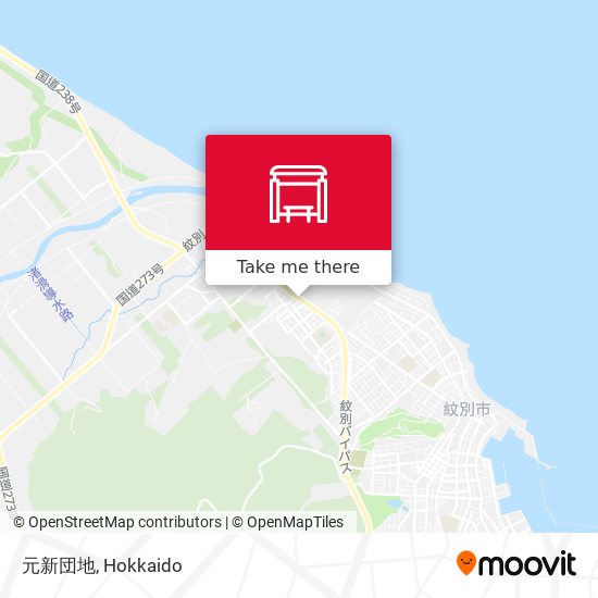 元新団地 map