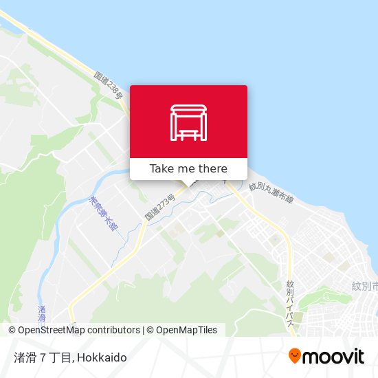 渚滑７丁目 map