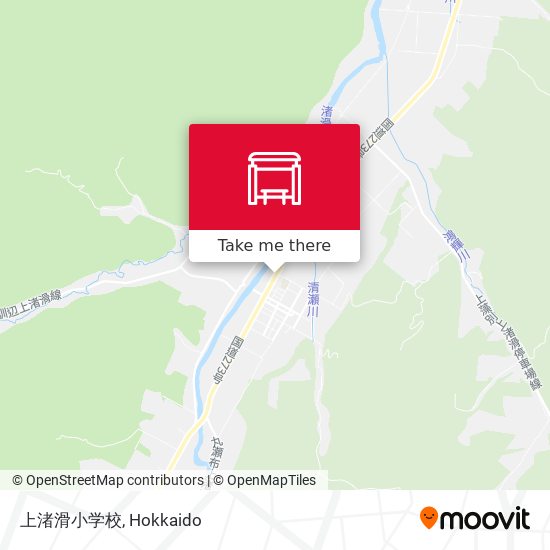 上渚滑小学校 map