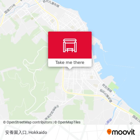 安養園入口 map