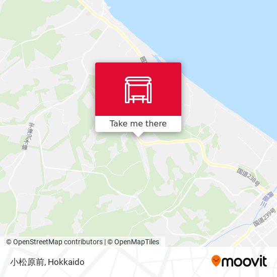 小松原前 map