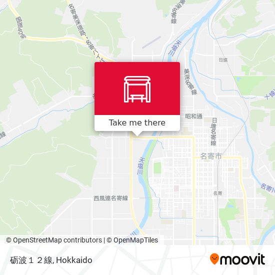 砺波１２線 map