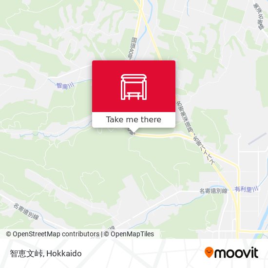 智恵文峠 map