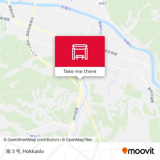 南３号 map