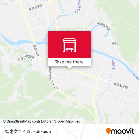智恵文１４線 map