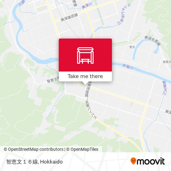 智恵文１６線 map