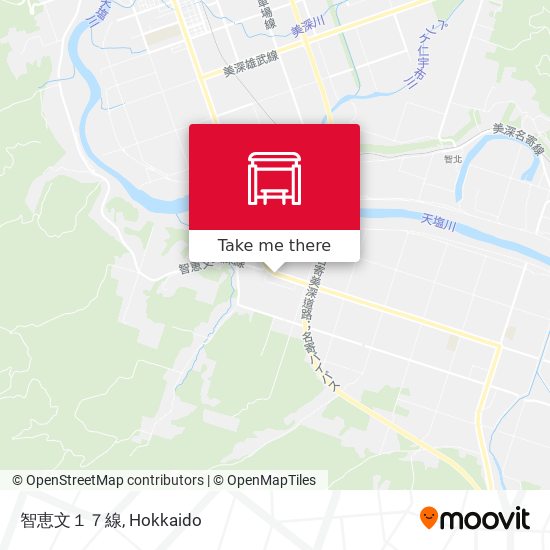 智恵文１７線 map