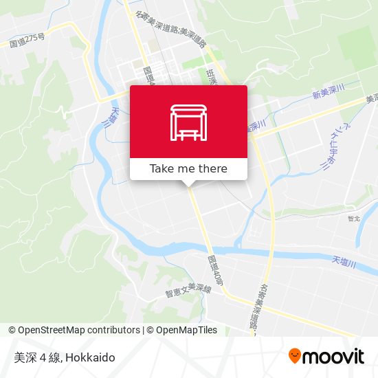 美深４線 map