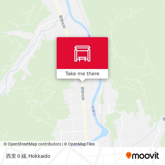 西里６線 map