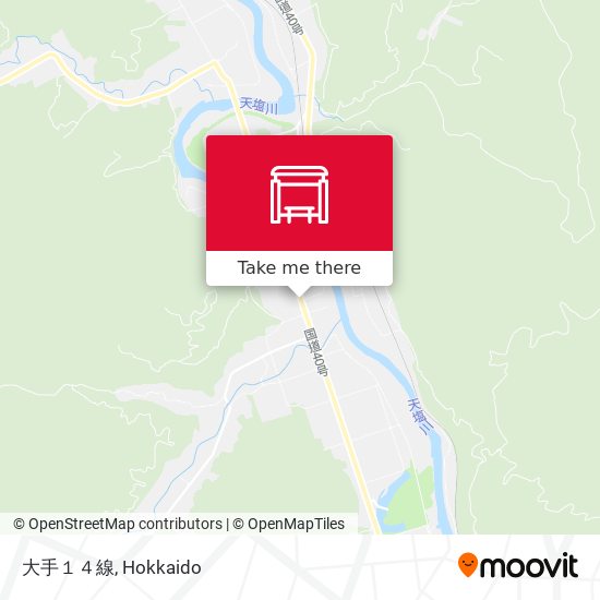 大手１４線 map