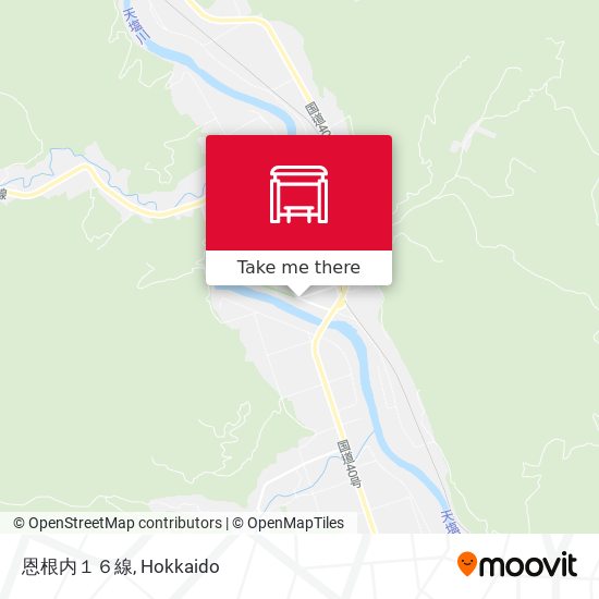 恩根内１６線 map