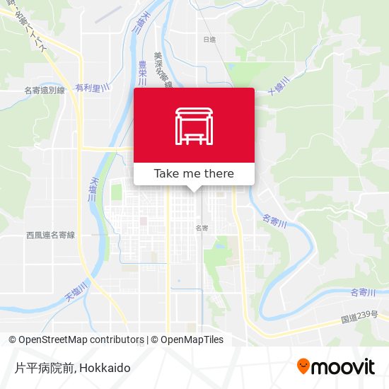 片平病院前 map