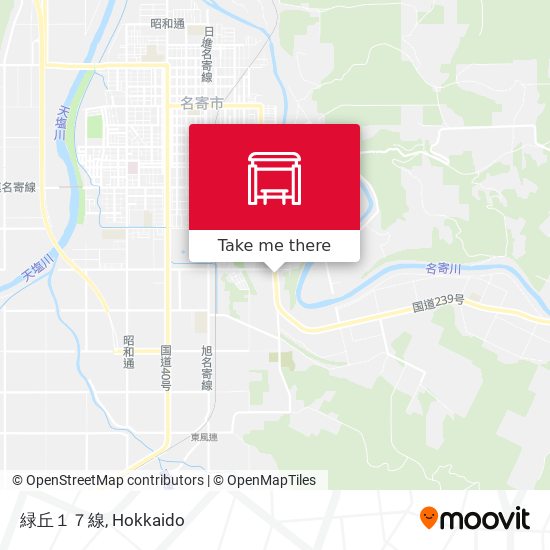 緑丘１７線 map