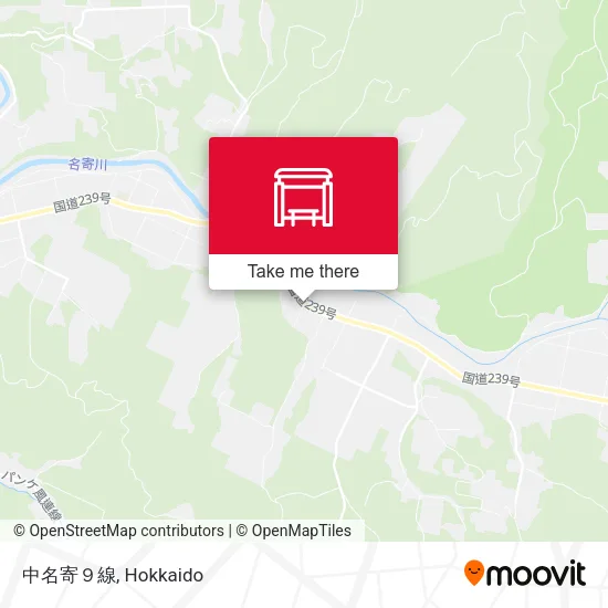 中名寄９線 map