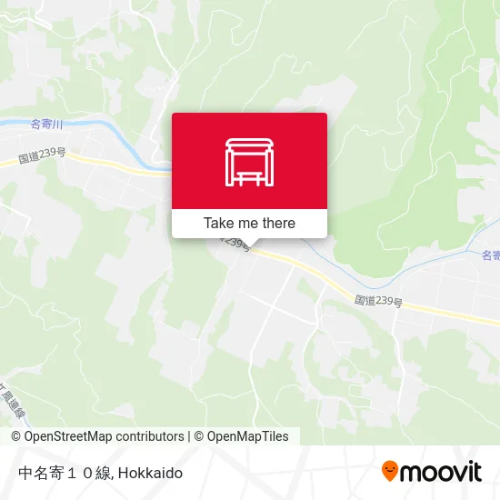 中名寄１０線 map