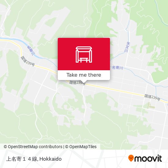 上名寄１４線 map