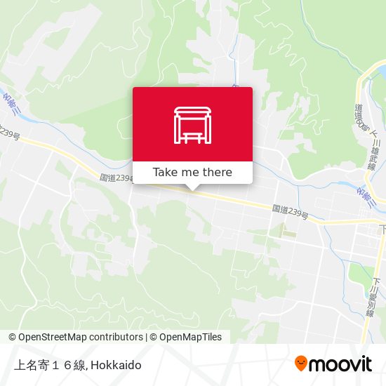 上名寄１６線 map
