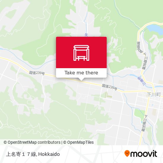 上名寄１７線 map