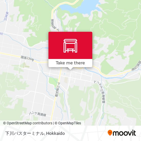 下川バスターミナル map