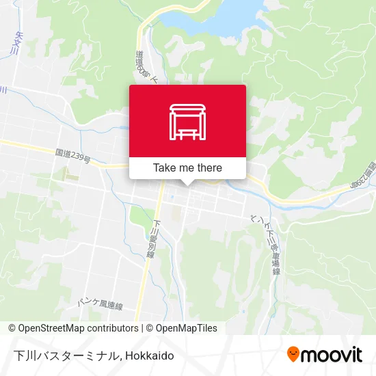 下川バスターミナル map