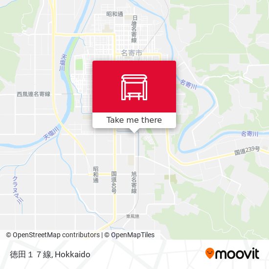 徳田１７線 map