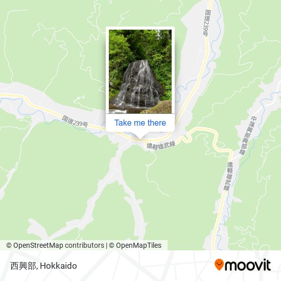 西興部 map