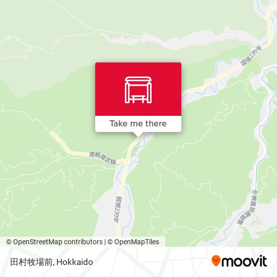 田村牧場前 map