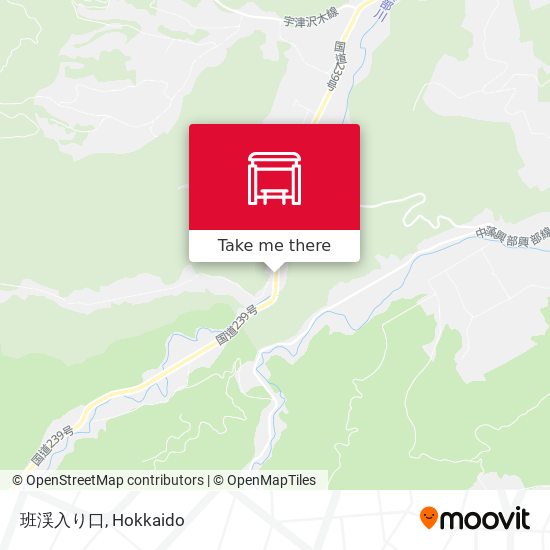 班渓入り口 map