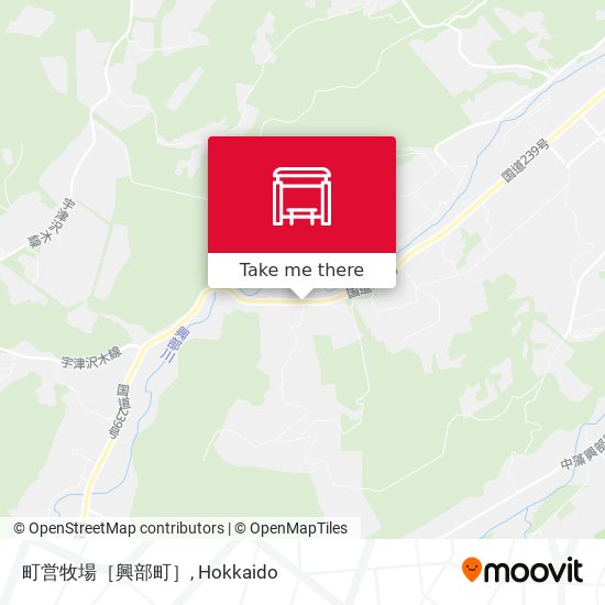 町営牧場［興部町］ map