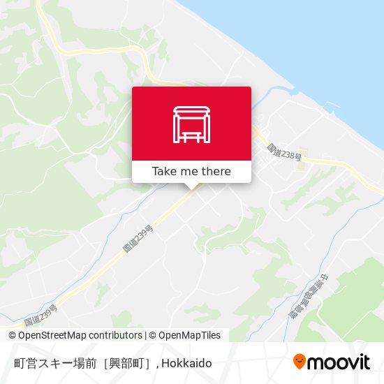 町営スキー場前［興部町］ map