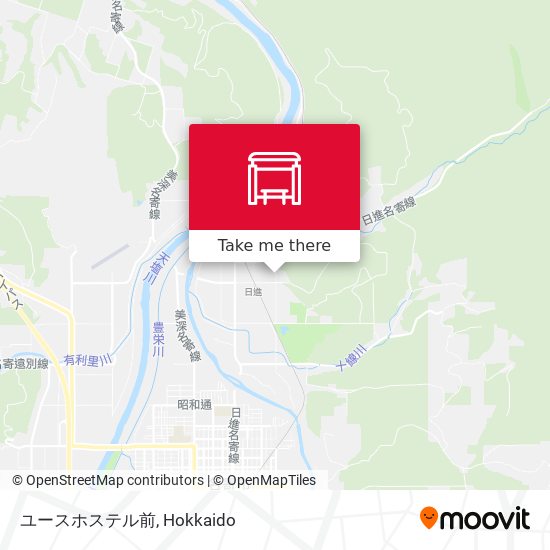 ユースホステル前 map