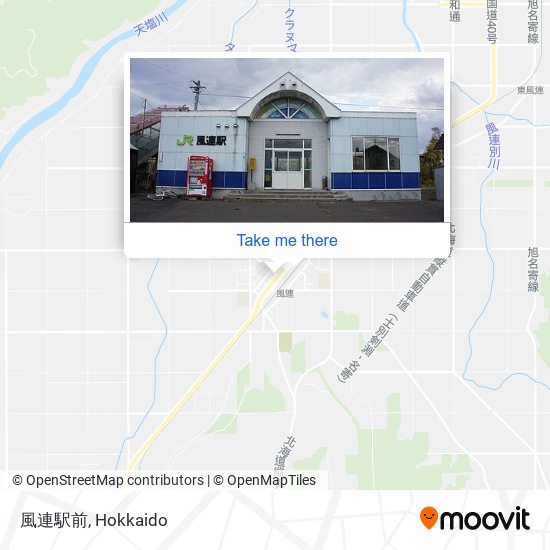 風連駅前 map