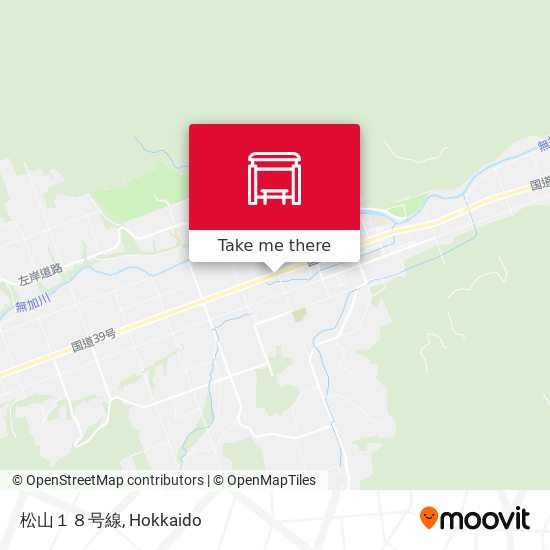 松山１８号線 map