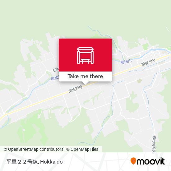平里２２号線 map