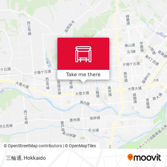 三輪通 map