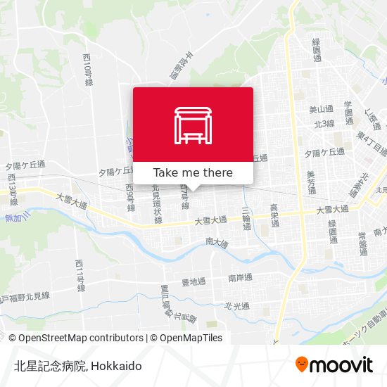 北星記念病院 map