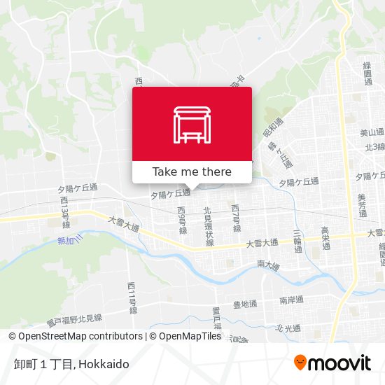 卸町１丁目 map