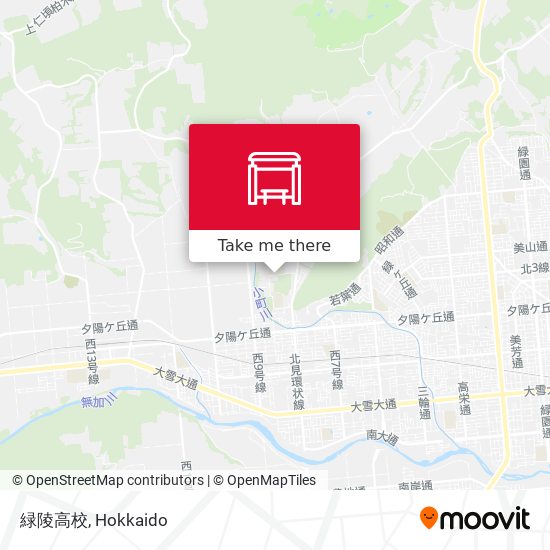 緑陵高校 map
