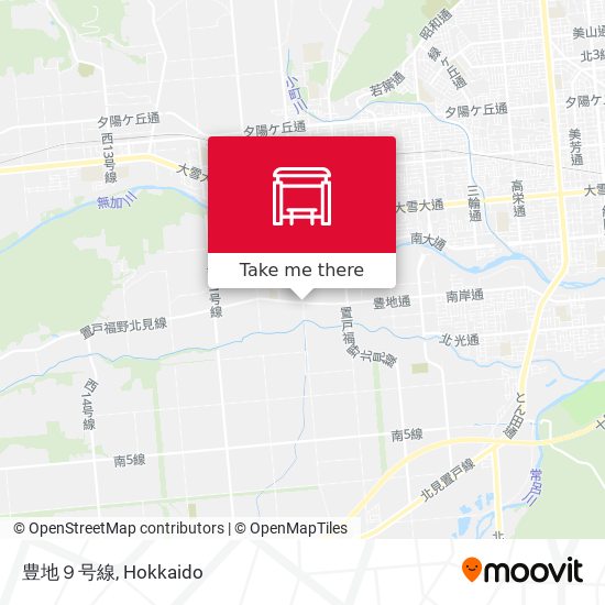 豊地９号線 map