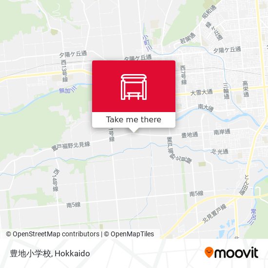 豊地小学校 map
