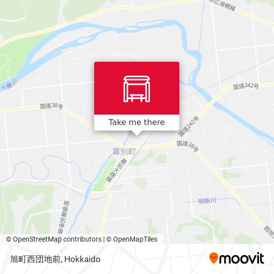 旭町西団地前 map