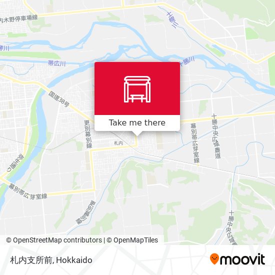 札内支所前 map