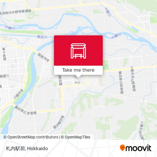 札内駅前 map