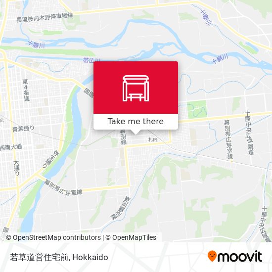 若草道営住宅前 map