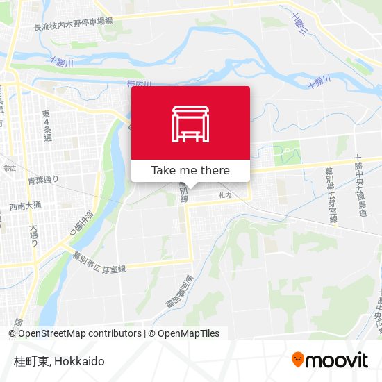 桂町東 map