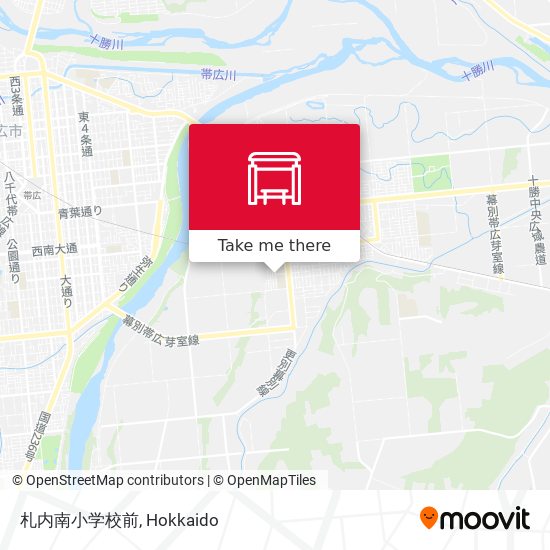 札内南小学校前 map