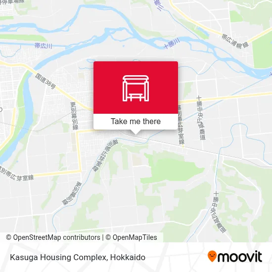 Kasuga Housing Complex map